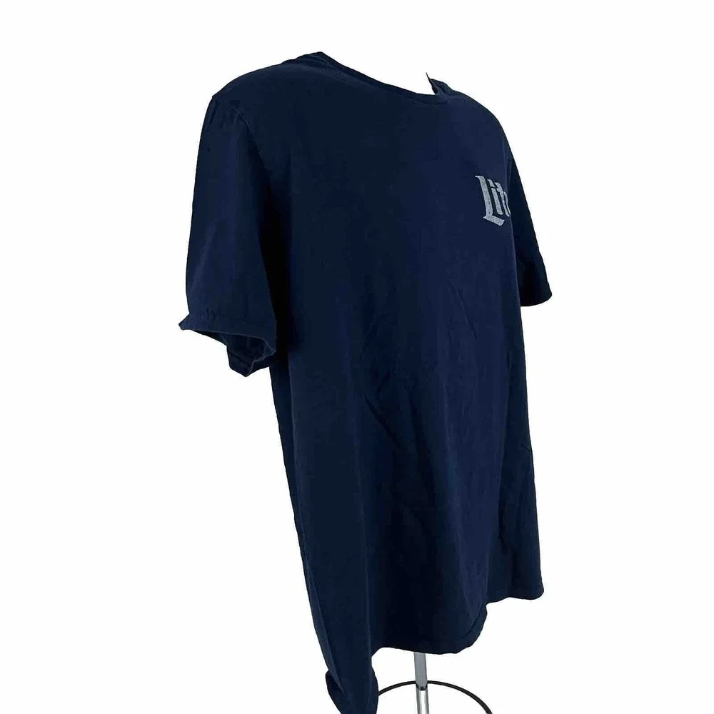 Miller Lite‎ Beer Brewing Double Sided T-Shirt XL Original Pilsner Alcohol